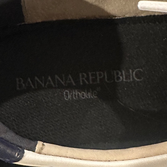 Banana Republic Niklas Leather Sneakers Pure White, 9.5 M - Picture 4 of 6